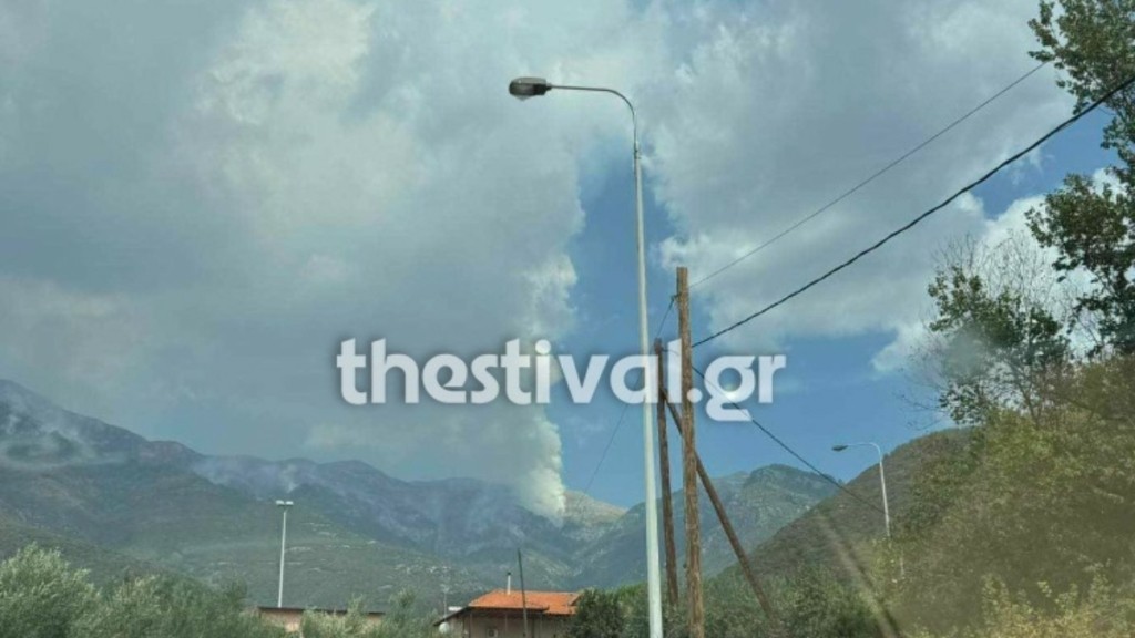 Καβάλα: Μαίνεται για τέταρτη μέρα η φωτιά στο Παγγαίο