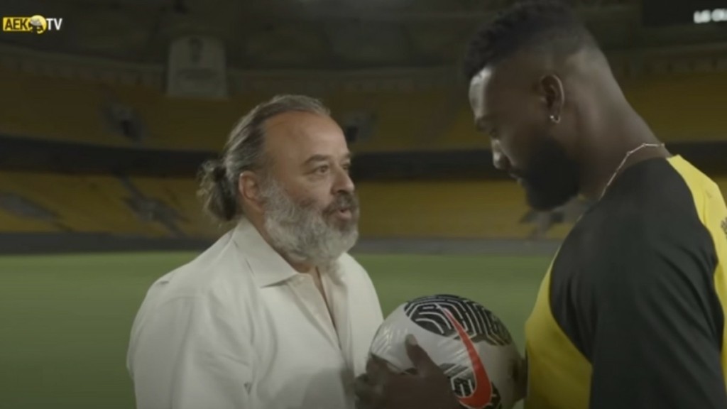 «Guerilla ή Gorilla»: Σάλος με την ατάκα του προέδρου της ΑΕΚ Μάριου Ηλιόπουλου στον Φραντζί Πιερό (pics&vid)
