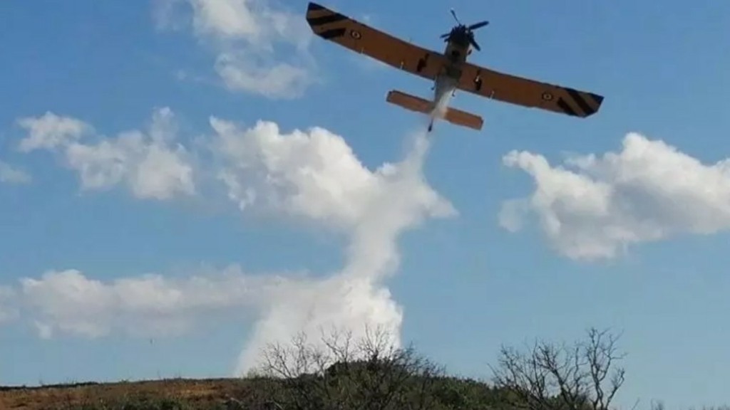 Φωτιά τώρα στα Χανιά – Σηκώθηκε αεροσκάφος