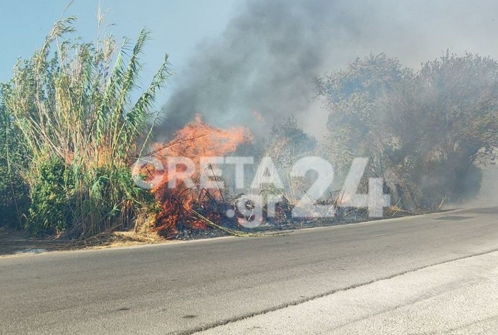 Φωτιά στον Πλατανιά Χανίων: Τέθηκε υπό έλεγχο η πυρκαγιά – Δεν υπάρχει ενεργό μέτωπο