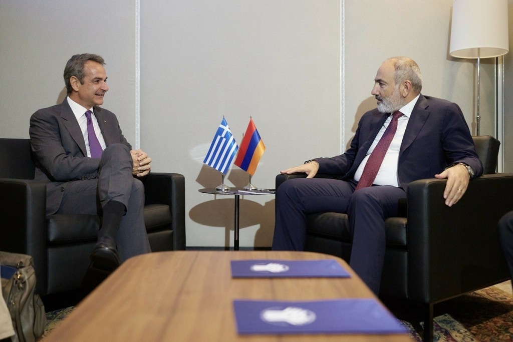 Κυριάκος Μητσοτάκης: Συναντήθηκε με τον πρωθυπουργό της Αρμενίας
