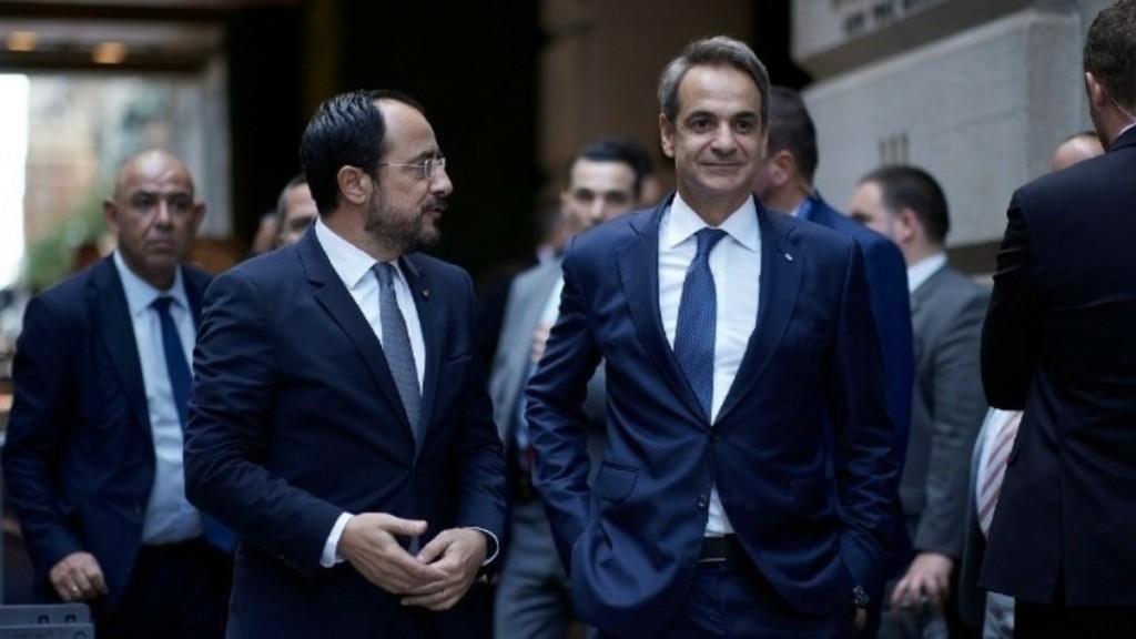 Κοινή συνάντηση Μητσοτάκη – Μακρόν – Χριστοδουλίδη στη Νέα Υόρκη