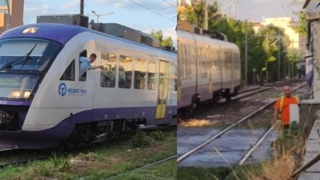 Απίστευτο και όμως αληθινό – Άγριος τσακωμός μηχανοδηγού του ΟΣΕ με ελεγκτή