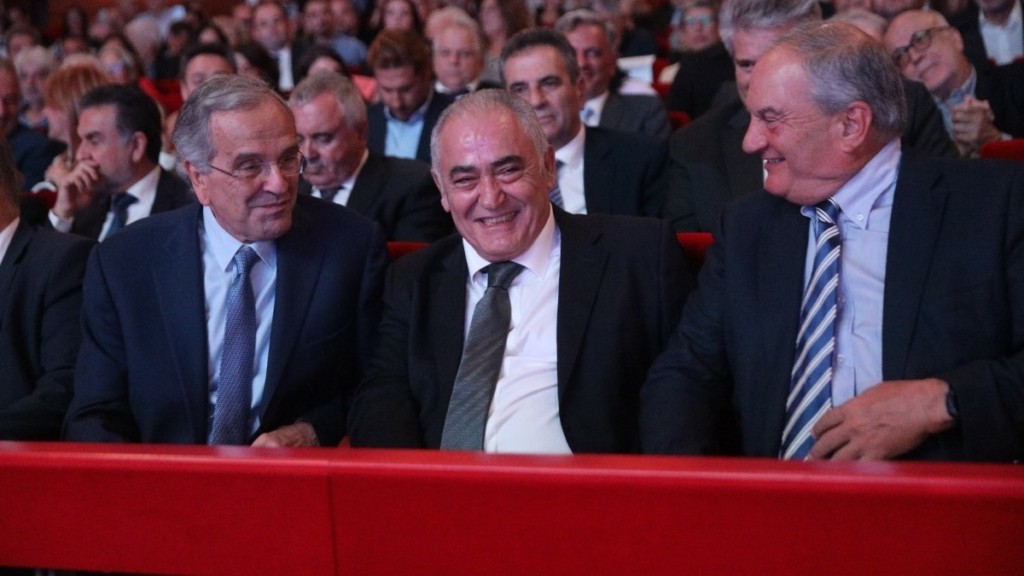 Νέα κοινή εμφάνιση Κώστα Καραμανλή και Αντώνη Σαμαρά