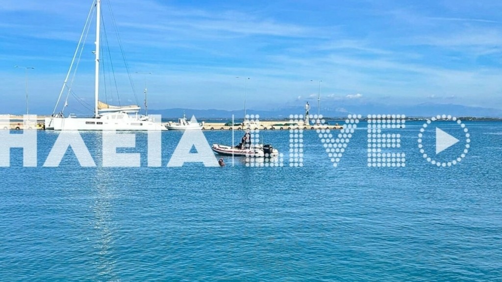 Κυλλήνη: Αυτοκίνητο τσούλησε και έπεσε μέσα στο λιμάνι