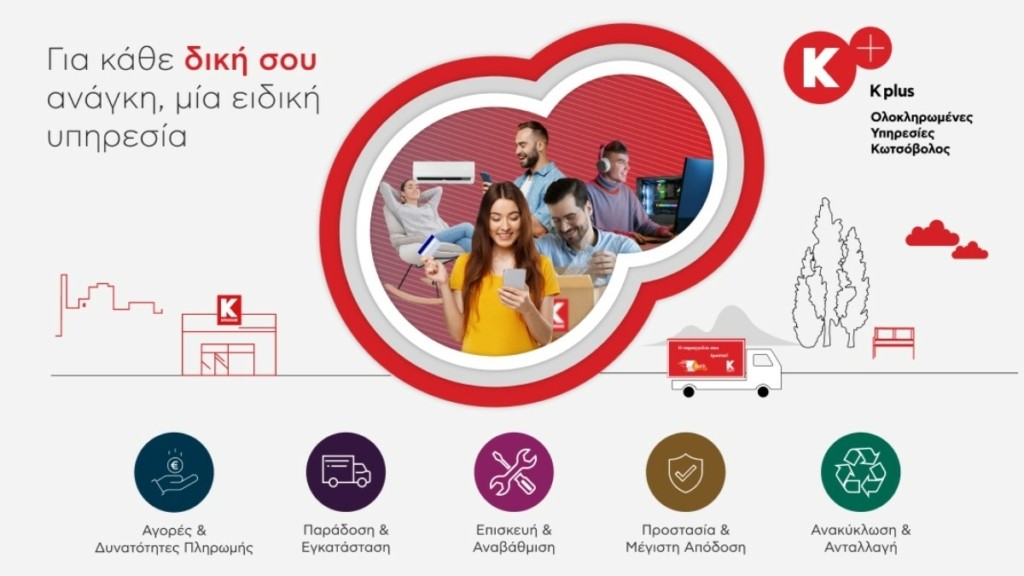 Η Κωτσόβολος παρουσιάζει τον ολοκληρωμένο κόσμο υπηρεσιών Κ+ μέσα από τη νέα καμπάνια της