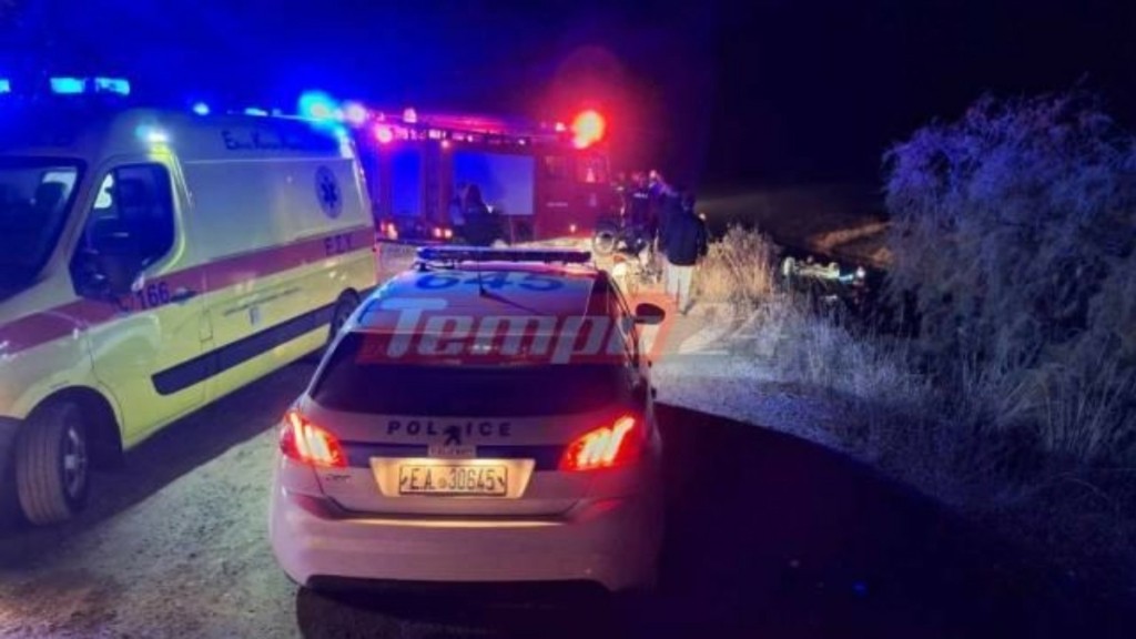 Μεσολόγγι: Αυτοκίνητο έπεσε σε κανάλι – Ένας τραυματίας