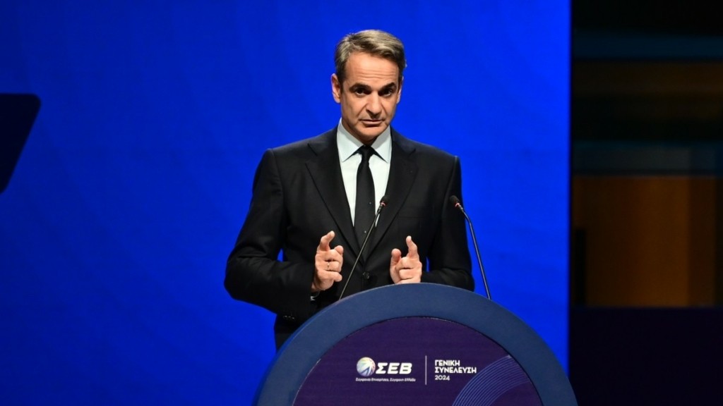 Μητσοτάκης στη Γενική Συνέλευση του ΣΕΒ: Τα κέρδη των επιχειρήσεων δεν πρέπει να μεταφράζονται μόνο σε μερίσματα