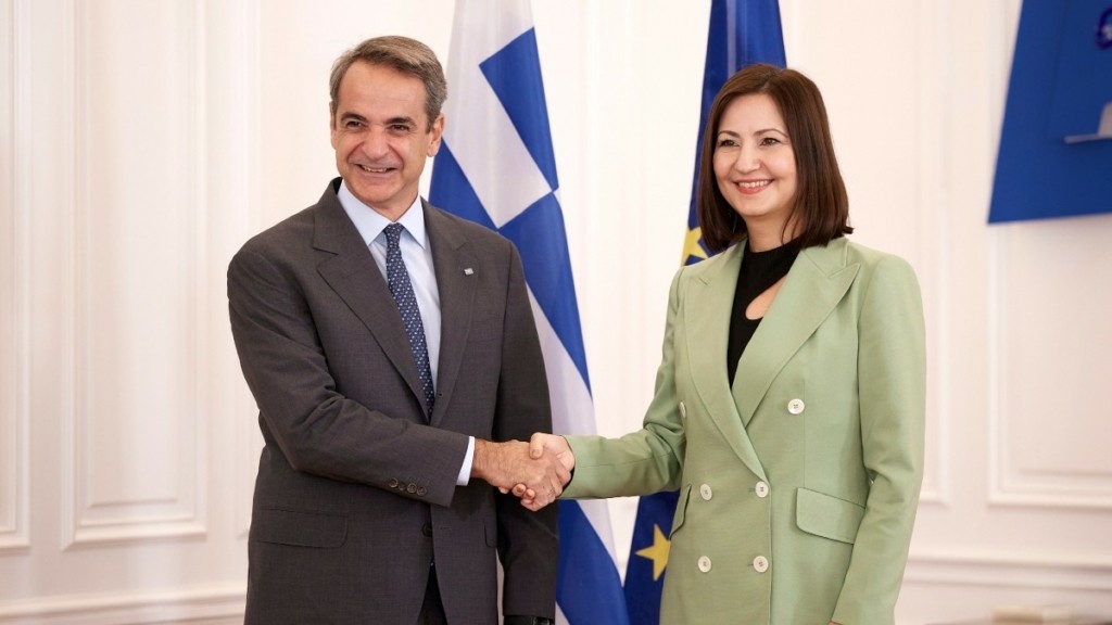 Μητσοτάκης: Συναντήθηκε με την Επίτροπο Καινοτομίας, Έρευνας, Πολιτισμού, Εκπαίδευσης και Νεολαίας, Iliana Ivanova