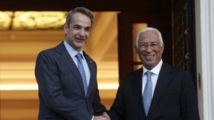 Τηλεφωνική επικοινωνία Μητσοτάκη με τον πρόεδρο του Ευρωπαϊκού Συμβουλίου Αντόνιο Κόστα