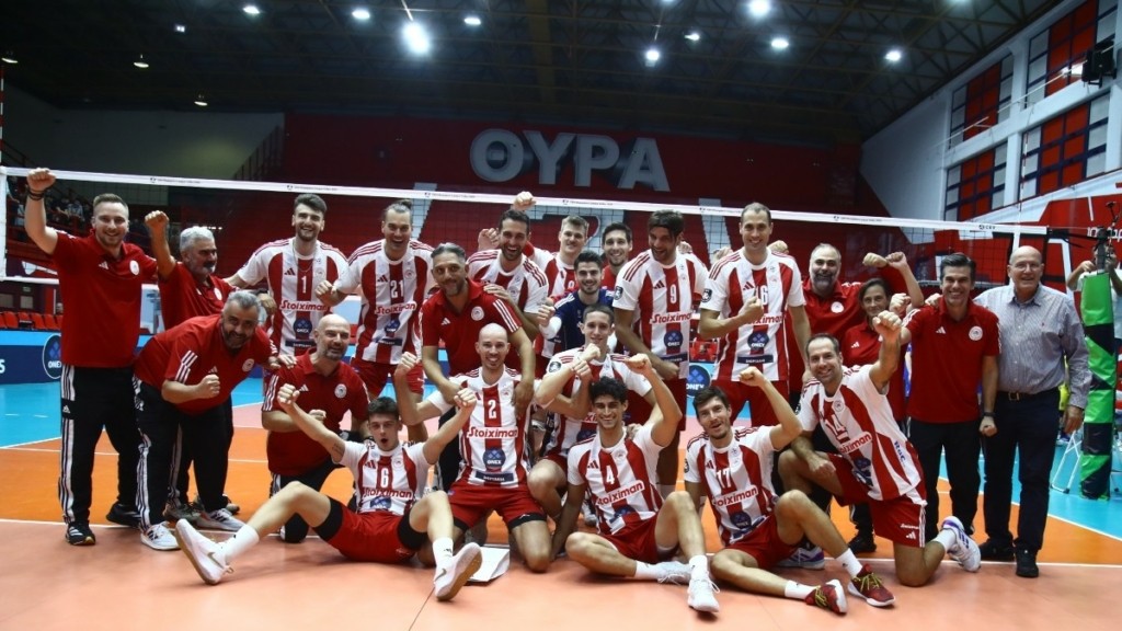 Ολυμπιακός: Έκλεισε θέση στους ομίλους του Champions League βόλεϊ ανδρών
