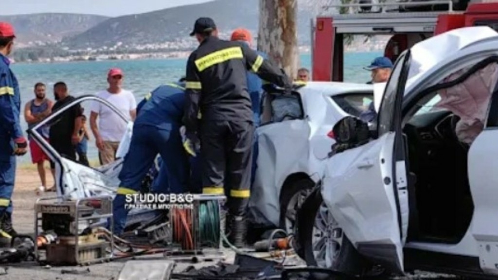 Αργολίδα: Ένας νεκρός και τρεις τραυματίες μετά από σύγκρουση αυτοκινήτων (pics & vid)