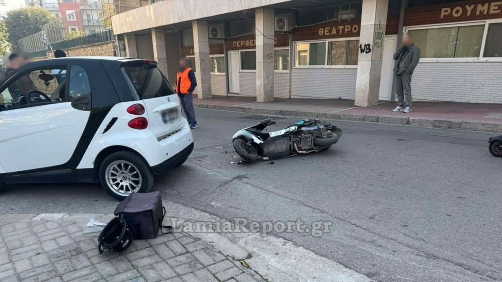 Λαμία: Οδηγός αυτοκινήτου μπήκε στο αντίθετο ρεύμα και τραυμάτισε ντελιβερά