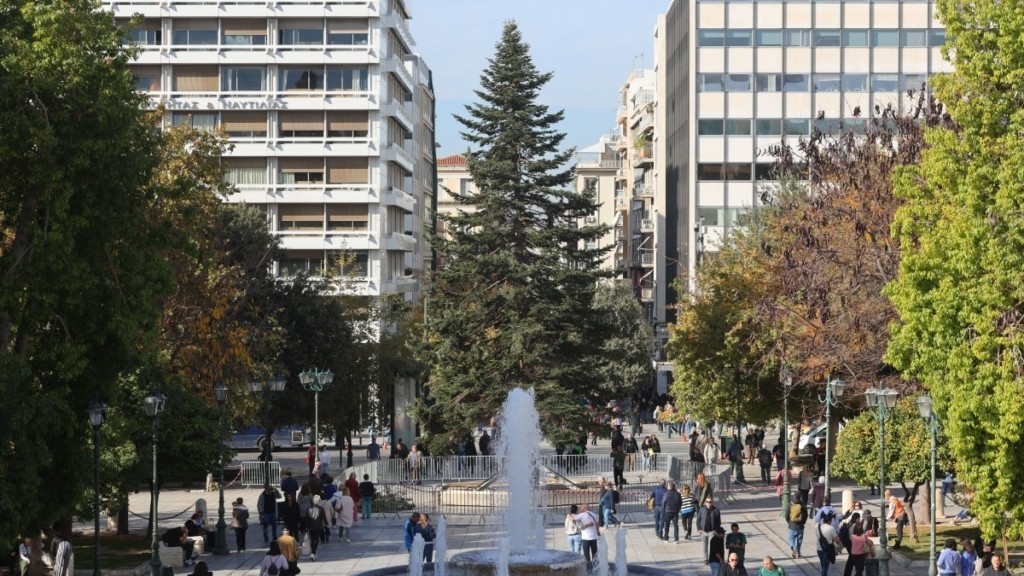 Την Πέμπτη 28 Νοέμβρη η φωταγώγηση του χριστουγεννιάτικου δέντρου στο Σύνταγμα