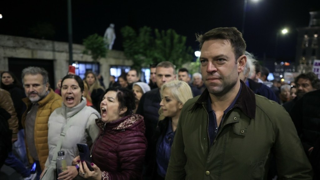 Πολυτεχνείο: Παρών ο Στέφανος Κασσελάκης στην πορεία