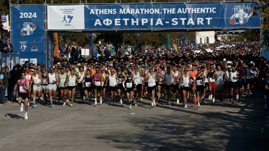 Σε εξέλιξη ο 41ος Αυθεντικός Μαραθώνιος Αθήνας
