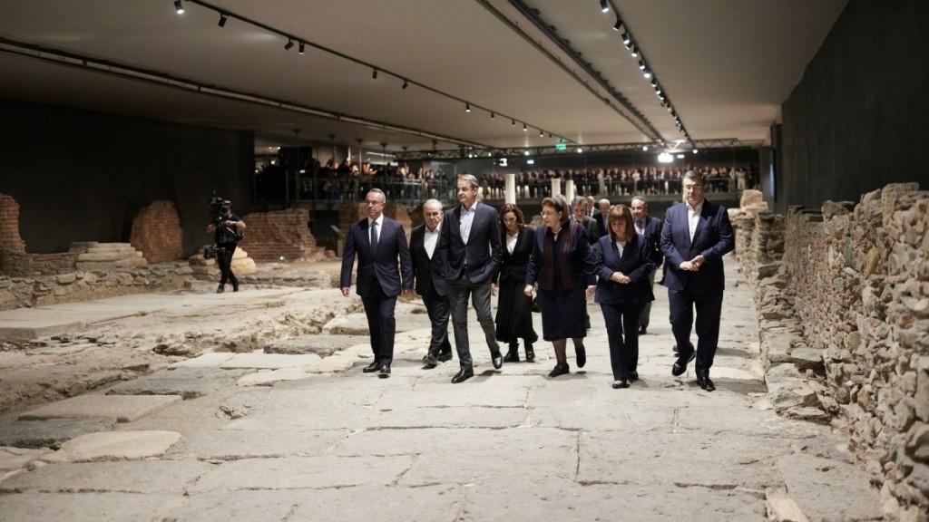 Μετρό Θεσσαλονίκης: Εντυπωσιακές εικόνες από τον σταθμό «Βενιζέλου» – «Μοναδικό τεχνικό έργο» το μήνυμα Μητσοτάκη