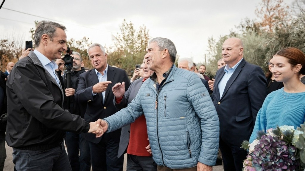 Κ. Μητσοτάκης: Συναντήθηκε με εκπροσώπους του αγροτικού τομέα στο Καπανδρίτι (pics)