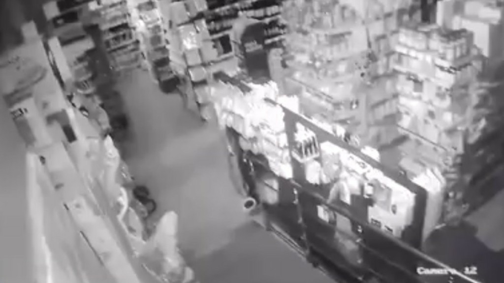 Σεισμός στην Χαλκιδική: Καρέ καρέ η δόνηση των 5,2 Ρίχτερ από την κάμερα σούπερ μάρκετ