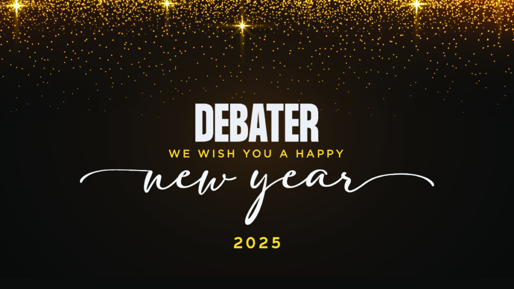 Το DEBATER σας εύχεται καλή χρονιά, με υγεία και πολλές ευτυχισμένες στιγμές!