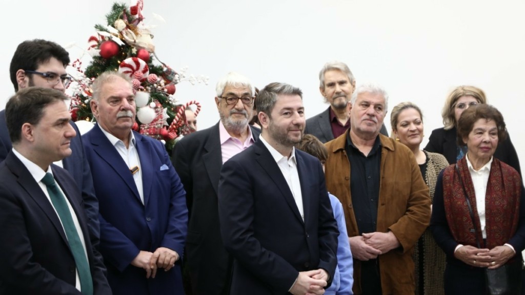 Τα πρωτοχρονιάτικα κάλαντα άκουσε ο Νίκος Ανδρουλάκης