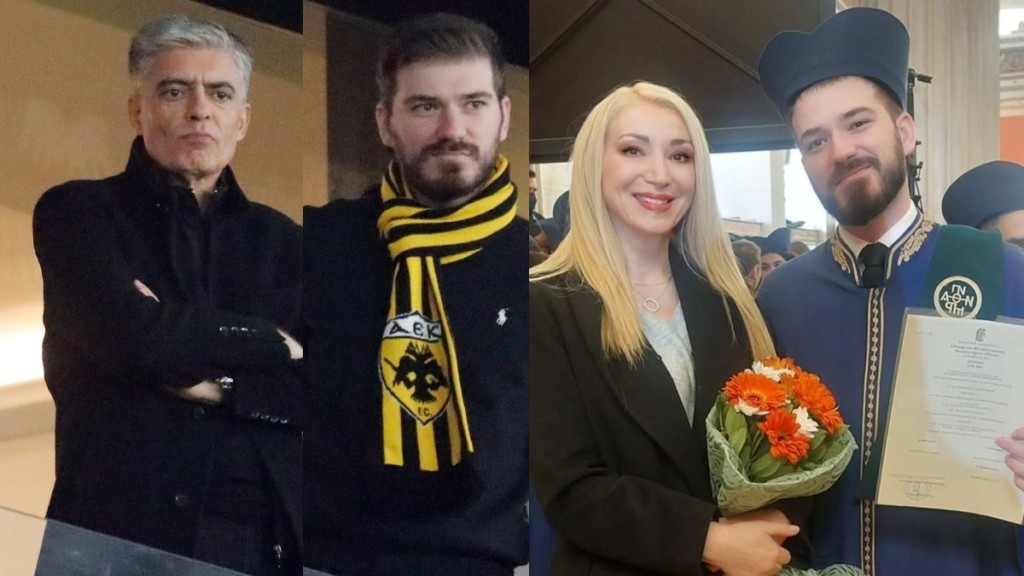 Νίκος Ευαγγελάτος: Ο γιος του με τη Ζέτα Θεοδωρακοπούλου, Λάμπης πήρε πτυχίο (pics)