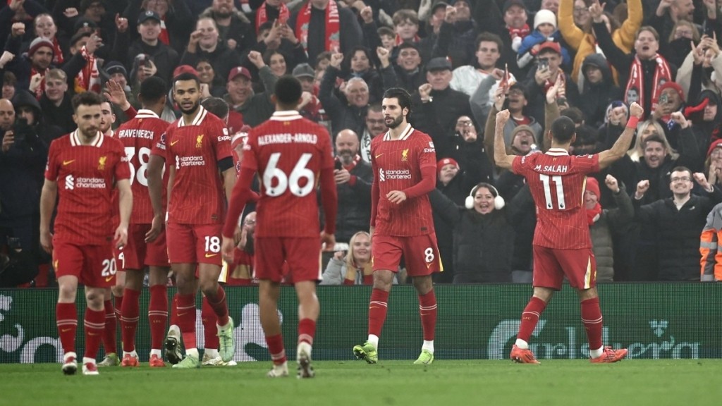 Λίβερπουλ – Λέστερ 3-1: Ξέφυγε στην κορυφή της Premier League και οδεύει για το πρωτάθλημα