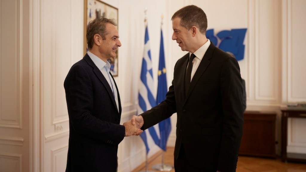 Κυρ. Μητσοτάκης: Συνάντηση στο Μαξίμου με τον Υπουργό Εξωτερικών της Σερβίας Marco Duric