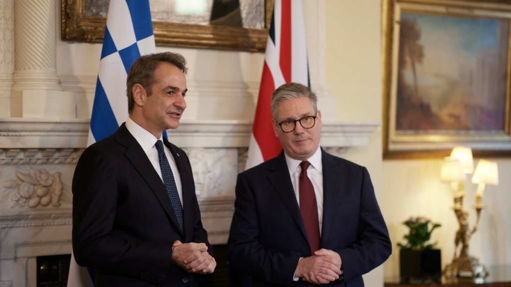 Κυρ. Μητσοτάκης: Ολοκληρώθηκε η συνάντηση με τον Κιρ Στάρμερ