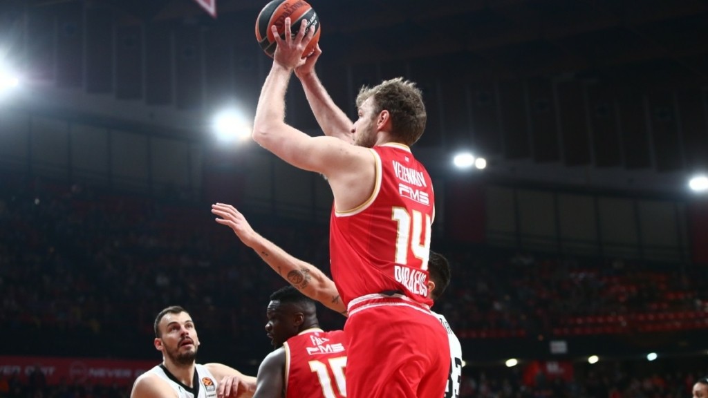 Ολυμπιακός – Βίρτους Μπολόνια 87-77: Με δίδυμο «φωτιά» Φουρνιέ και Βεζένκοφ επέστρεψε στις νίκες