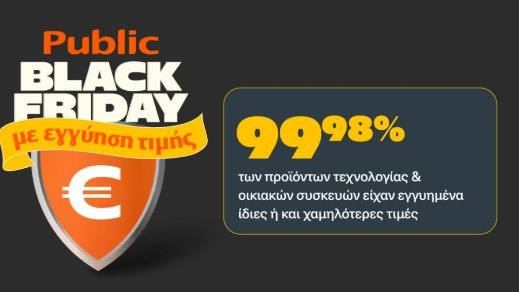 Public: Εγγύηση Χαμηλότερης Τιμής στο 99,98% των Προϊόντων – Ρεκόρ Ικανοποίησης Πελατών  