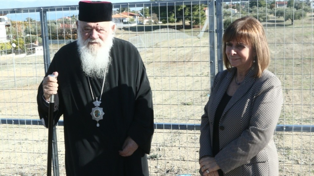 Κ. Σακελλαροπούλου: Επίσκεψη σε δομές της Ιεράς Αρχιεπισκοπής Αθηνών στο Δήλεσι Βοιωτίας