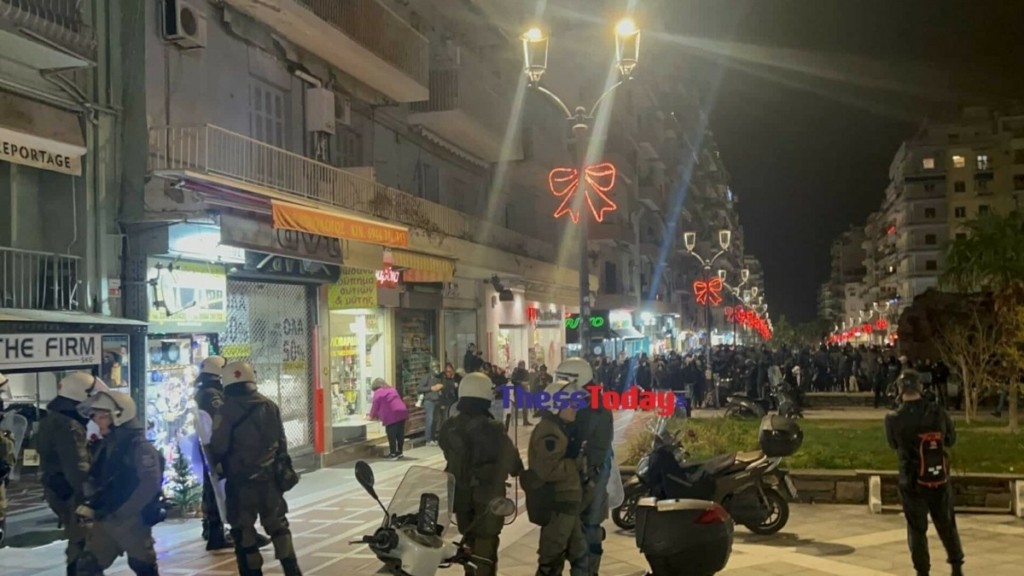 Επέτειο δολοφονίας Γρηγορόπουλου: Τουλάχιστον 30 προσαγωγές από τα επεισόδια στη Θεσσαλονίκη