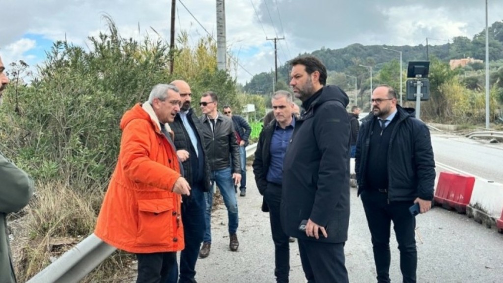 Ρόδος: Αυτοψία υπό τον Τριαντόπουλο για τις πληγές που άφησε πίσω της η κακοκαιρία Bοra