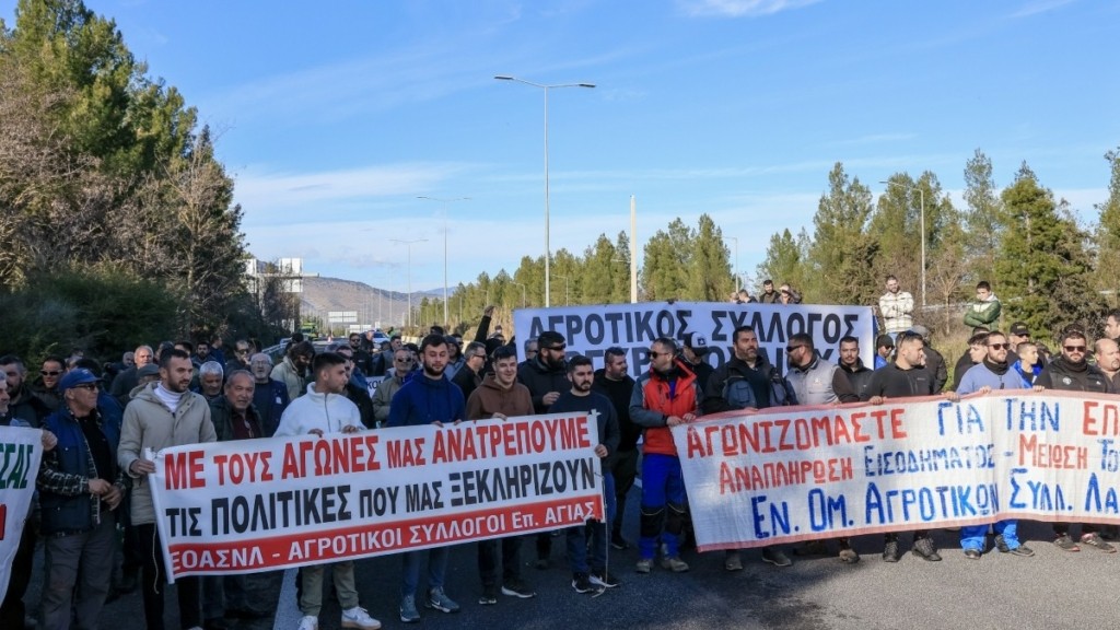 Αγρότες: Ενισχύεται το μπλόκο των Μαλγάρων – Αποφάσισαν να κλείσουν την εθνική οδό