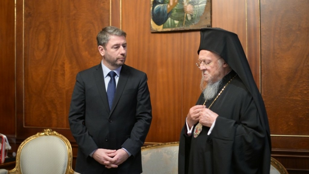 Ν. Ανδρουλάκης: Συναντήθηκε στο Φανάρι με τον Οικουμενικό Πατριάρχη Βαρθολομαίο
