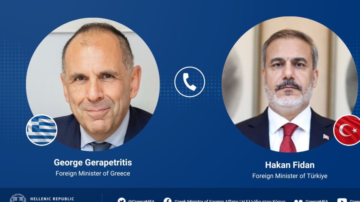 Τηλεφωνική επικοινωνία Γεραπετρίτη – Φιντάν: Τι συζητήθηκε ανάμεσα στις δυο πλευρές