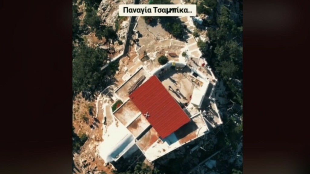 Δείτε από ψηλά την εντυπωσιακή εκκλησία της Αγίας Τσαμπίκας της Ψηλής στη Ρόδο (vid) – Η ιστορία της και το όνομά της από το «τσαμπί»