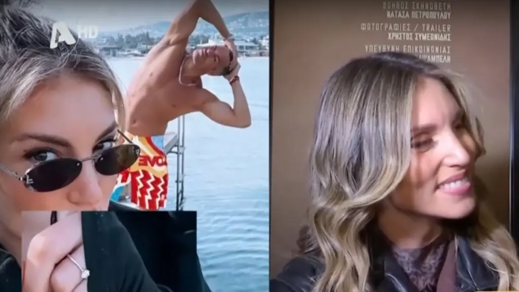 Αθηνά Οικονομάκου: Η 1η on camera αντίδραση για το μονόπετρο στο χέρι της – Δέχθηκε πρόταση γάμου;