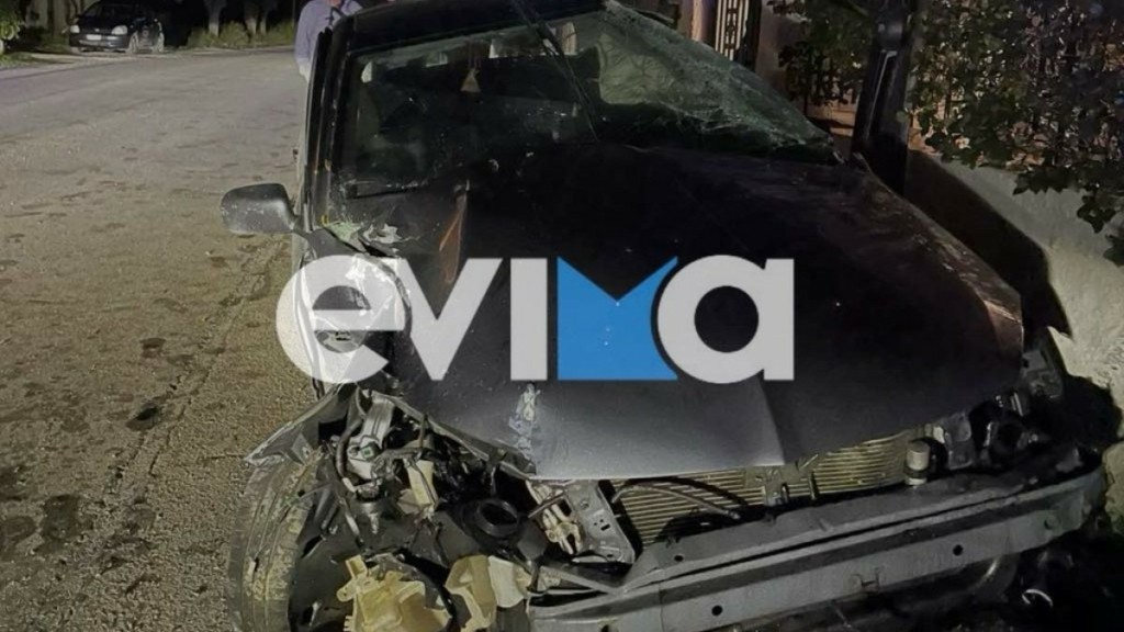 Εύβοια: Αυτοκίνητο προσέκρουσε σε μάντρα – Τραυματίστηκε σοβαρά ο οδηγός