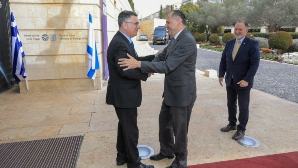 Γεραπετρίτης: Συνάντηση με τον ΥΠΕΞ του Ισραήλ