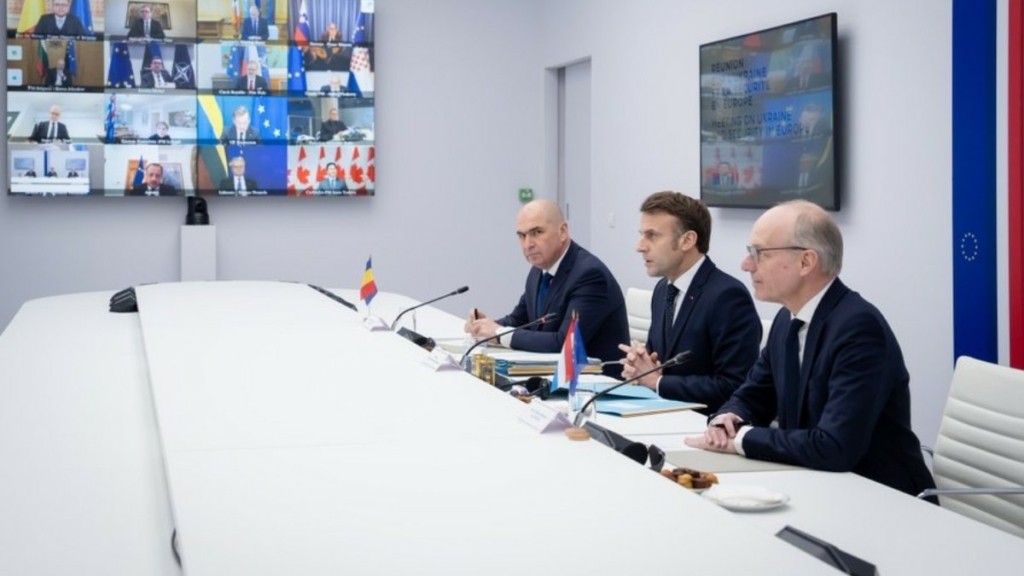 Εμανουέλ Μακρόν: Θέλουμε μια διαρκή και σταθερή ειρήνη στην Ουκρανία