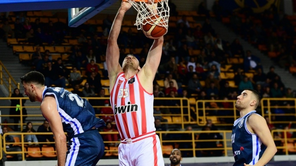 Ολυμπιακός – Καρδίτσα 71-54: Πάτησε γκάζι και πέρασε στα ημιτελικά του Κυπέλλου Ελλάδας