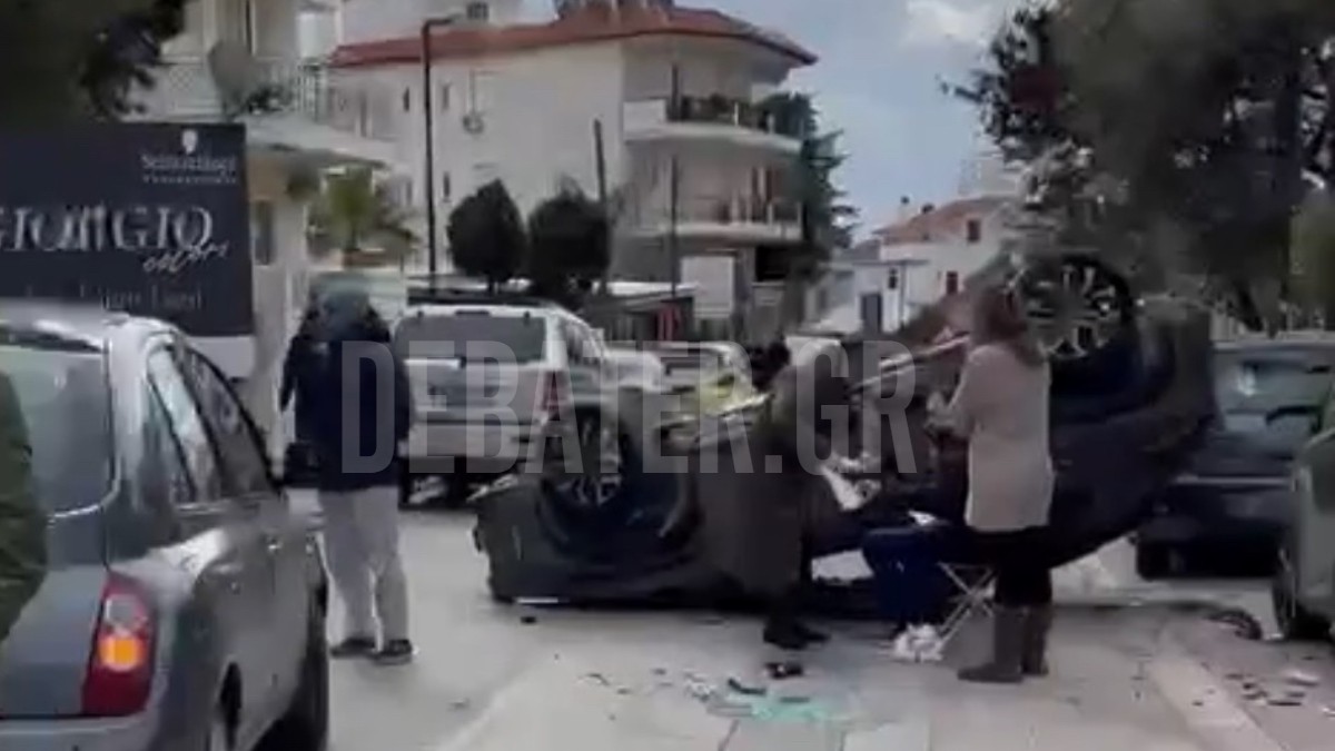 Τροχαίο στα Μελίσσια με έναν ελαφρά τραυματία (φωτογραφίες + βίντεο)