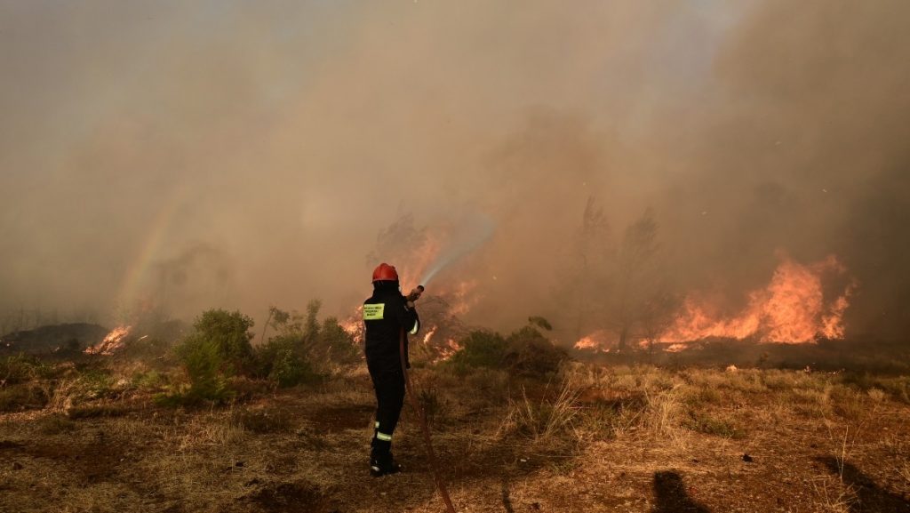 Μεγάλη φωτιά στην Ερμιόνη Αργολίδας – Σηκώθηκαν έξι εναέρια μέσα