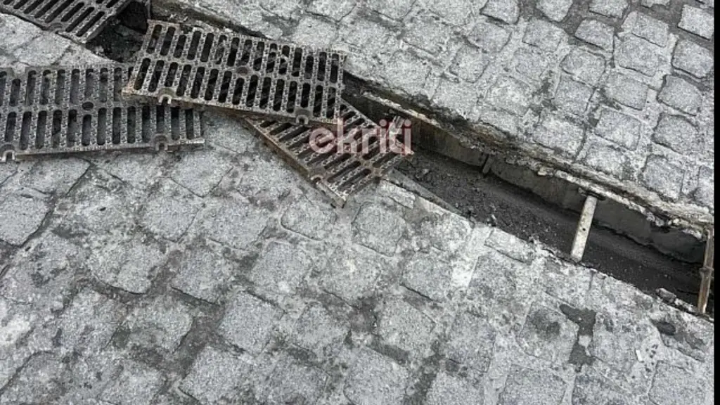 Ηράκλειο: Πτώση δικυκλιστή σε φρεάτιο – Μεταφέρθηκε στο νοσοκομείο