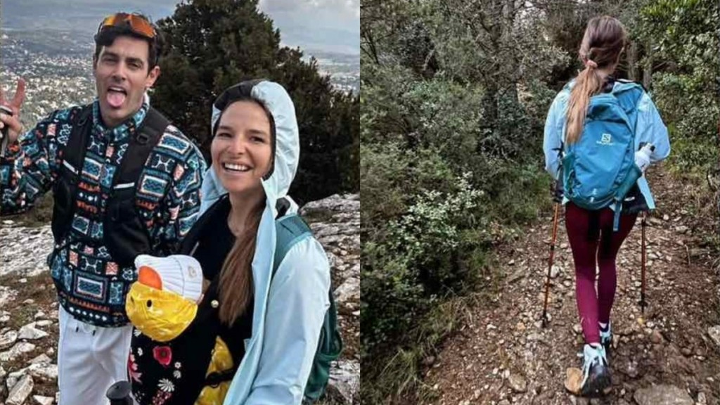 Εριέττα Κούρκουλου: Για πεζοπορία με τον Κώστα Μαρτάκη και τον μικρό της γιο – Φωτογραφίες