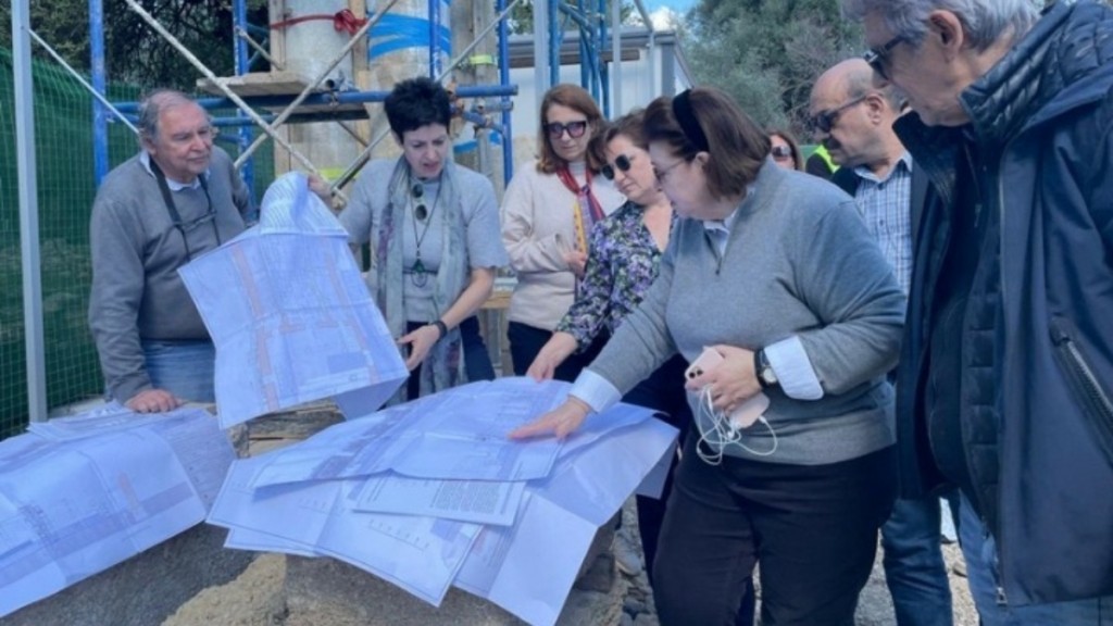  Μενδώνη: “Στην Αρχαία Ολυμπία είχαμε την ευκαιρία να δούμε από κοντά τα έργα συντήρησης που βρίσκονται σε εξέλιξη”