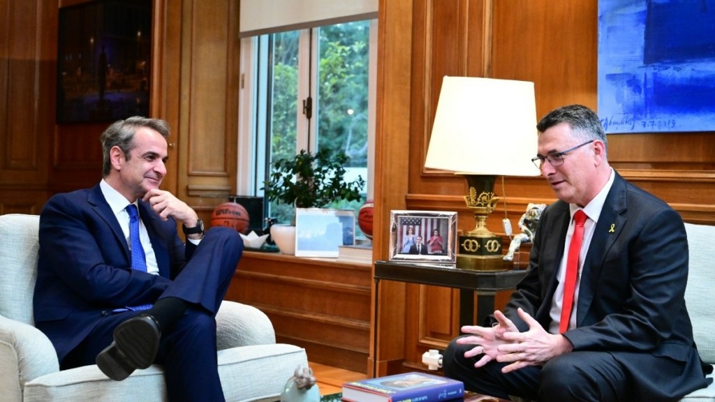 Κυριάκος Μητσοτάκης: Συναντήθηκε με τον Ισραηλινό ΥΠΕΞ Γκίντεον Σάαρ