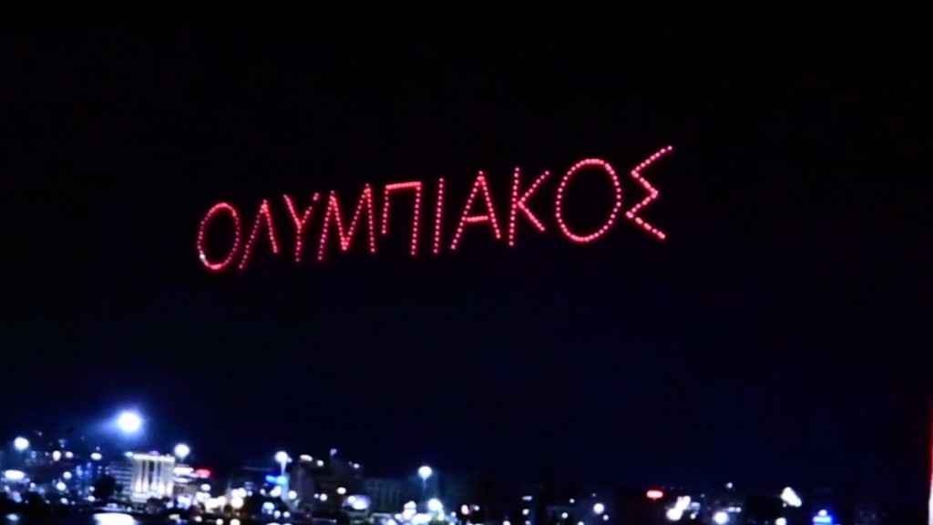 Ολυμπιακός: Το μαγευτικό «ερυθρόλευκο» drone show για τα 100 χρόνια στον Πειραιά (Βίντεο)